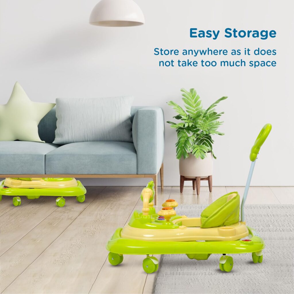 Foldable baby walkers