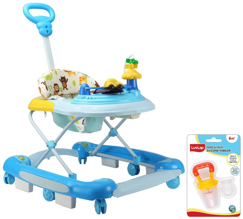 Baby Walkers with Detachable Toy Trays